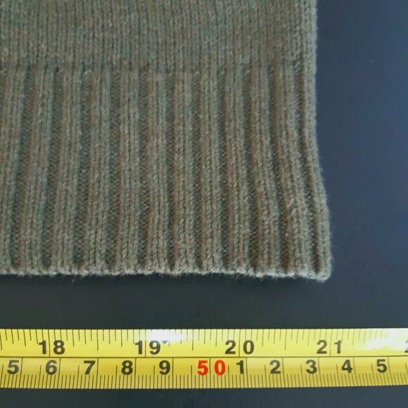 Polo Ralph Lauren SZ S 100% Cotton Sage Green Men's Pullover 1/4 Zip Sweater - Picture 14 of 15